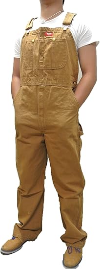 Amazon Co Jp ディッキーズ Dickies メンズ ダック生地 オーバーオール Db100rbd 36 服 ファッション小物
