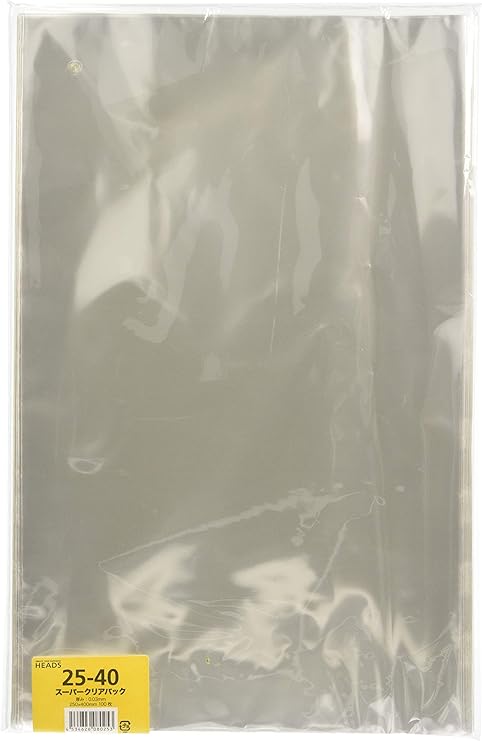 Amazon Co Jp ヘッズ 日本製 透明 Opp 袋 250 400 Mm 無地 100枚 ラッピング袋 Heads 25 40 ホーム キッチン