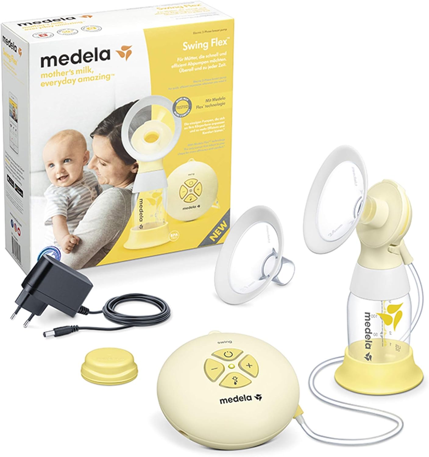 Sacaleches eléctrico Medela Swing Flex por 99€ ¡¡45% de descuento!!