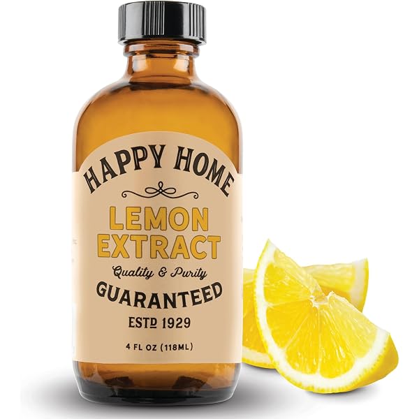 Happy Home Almond Extract - 4 Oz Premium Baking Extract Gluten Free & Kosher
