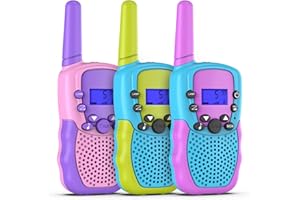 Selieve Outdoor Toys for Kids Ages 4-8, Walkie Talkies for Children Long Distance 22 Channels 2 Way Radio Interactive Toys Birthday Gifts for 3-12 for Girls and Boys