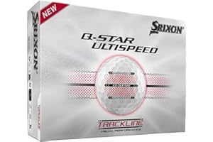 Srixon Q-Star Ultispeed Track Golf Balls, White
