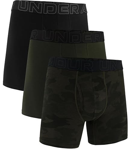 Amazon.com: Under Armour Men's Tech 6-inch Novelty Boxerjock 1