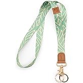 POCKT Lanyard for Keys Neck Lanyard Key Chain Holder for Men and Women - Cool Neck Lanyards for Keys, Wallets and ID Badge Holders | Leaves