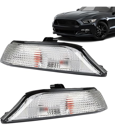 CarLights360 Front Turn Signal Light For 2015-2017 Ford Mustang (Passenger Side) - DOT Certified, With Bulbs