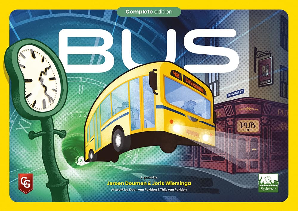 Photo 1 of Capstone Games - Bus: Complete Edition, a Public Transportation Board Game for Friends and Family Ages 12+, 3-5 Players, 90 Minutes