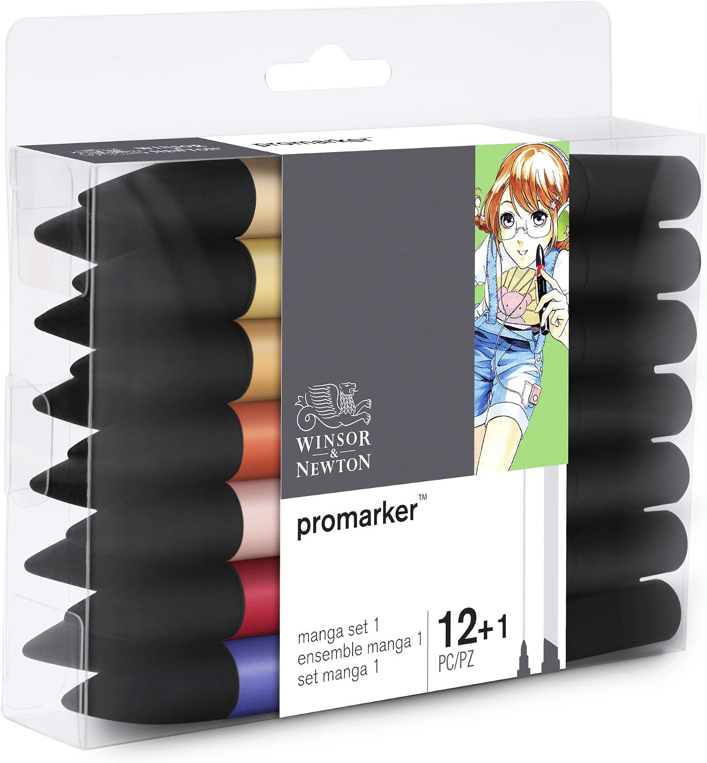 W&N PROMARKER 12+1 Manga Expansion Pack 1, Multi, 13 count (Pack of 1) - Image 4
