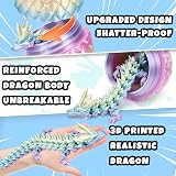 YILCER 12" 3D Printed Dragon Egg Toy Rainbow Color Safe Eco-Friendly Fidget view 5