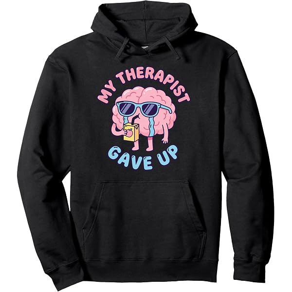 Amazon.com: My Therapist Gave Up Funny Crying Brain Kawaii Therapy