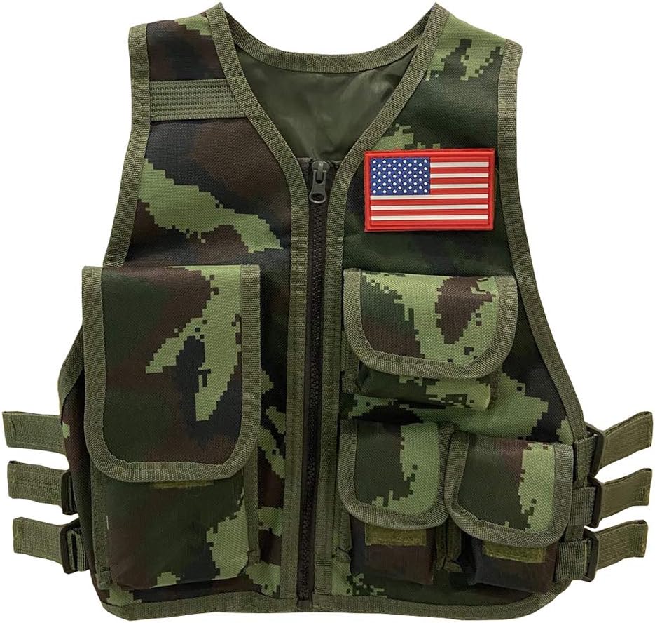 Gskids Tactical Vest Children Adjustable Outdoor Clothing