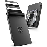 TRAVANDO SLYDE Aluminum Card Holder - RFID Blocking Wallet for Men with Money Clip &ndash; Holds Up to 6 Cards &ndash; RFID Protected Credit Card Mens Wallet (5-6 Cards)