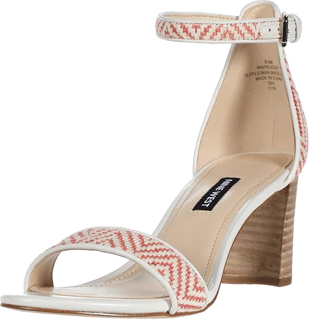 nine west pruce ankle strap sandal natural