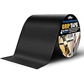 Rubber Grip Tape, 4 In x 10 Ft Non-Abrasive Grip tape for handles, Strong Adhesive Waterproof Heat Resistant Cushion grip, Comfortable in hands, perfect for handles, handlebars, or any slippery stuff