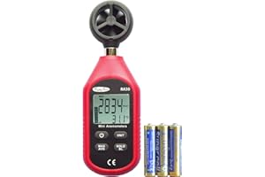 Rocky Mars RockyMars RA30 Digital Anemometer Thermometer Handheld Wind Speed Gauge Used in Hiking Sailing Drone Pilot Ventila