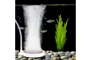 BLOTFISH Fish Tank Air Stone, 2 Inch Nano Ultra-High Dissolved Oxygen Diffuser Bubbler, Make Super Tiny Bubbles for 2-30 Gall0n Hydroponics and Aquarium Fish Tank