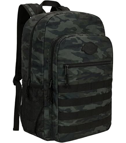 dickies washed camo mini backpack Logo Backpack, INK NAVY REFLECTIVE, AL 10 Best Internal Frame Type_Crossbody and daily essentials Color:Blue Glimmer