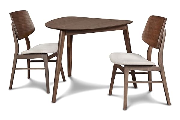 New Classic Furniture Mid-Century Modern Oscar 3-Piece Dining Set