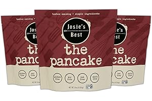 Josie's Best Gluten Free Pancake Mix (free from Soy, Nuts & Dairy too!) tastes amazing | simple ingredients (Bulk 3 Pack) gluten free vegan pancake mix