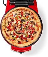 Ex-Pro 12" Retro Red Electric Pizza Maker Table Top Grill 230C view 6