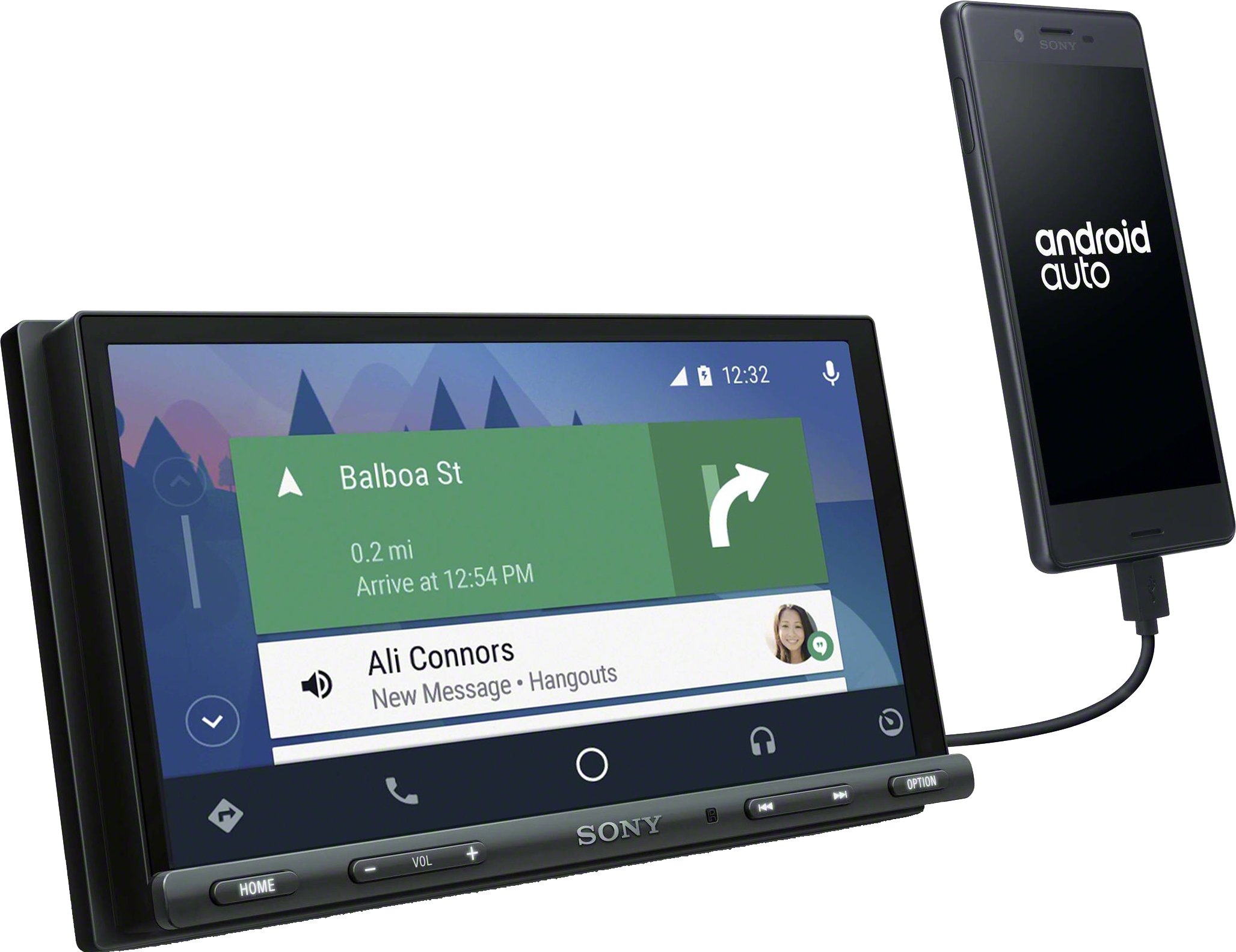 Sony XAVAX5000 7” Apple Car Play, Android Auto, Media Receiver with