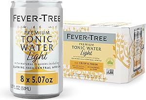 Fever-Tree Naturally Light Tonic Water, 5.07 Fl Oz (Pack of 8)