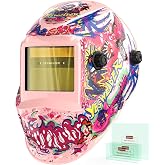YESWELDER Auto Darkening Welding Helmet 1/1/1/1 True Color, LYG-L600A | 2 Arc Sensors, 1/30000s Response, Bluelight Blocking Lens, Shade 3/7-13 for TIG MIG ARC and GRIND, ANSI Z87.1 Certified