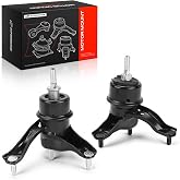 A-Premium Engine Motor Mount and Transmission Mount Kit, Set of 2 | Compatible with Toyota Camry 2002-2006, Highlander 2001-2007, 2.4L, Reduce Vibration and Noise, Reliable Performance