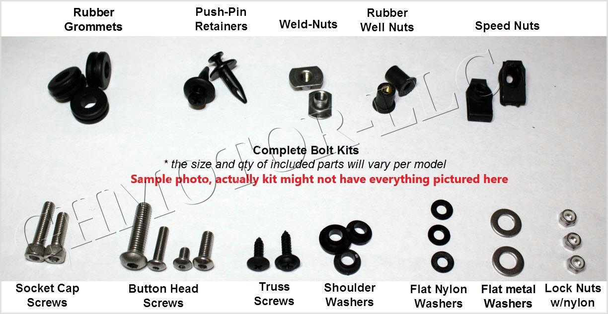 Complete Fairing Bolts Screws Fasteners Kit Set 1999 2000 F4 2001 2002