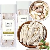 DOZO Dried Chinese Yam 400g/14.1oz Dried Iron Stick Yam Shan Yao for Tea Congee Soup Porridge, Sulfur Free, No Additives 山药干 淮山药