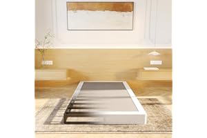 LUMUNANCE 5 Inch Twin XL Box Spring Bed Base, Heavy Duty Metal Twin XL Size Mattress Foundation with Fabric Cover, Easy Assem