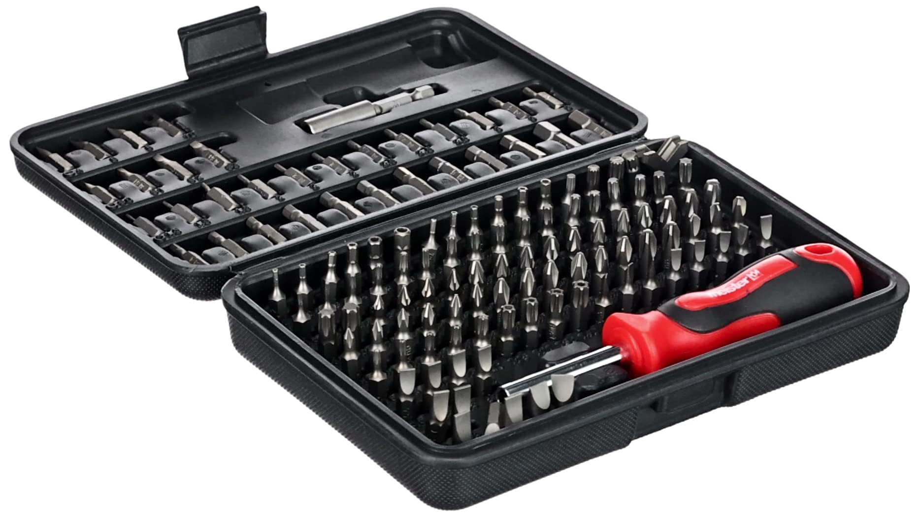 Meister 3385430 130-Piece Chrome-Vanadium Bit Set