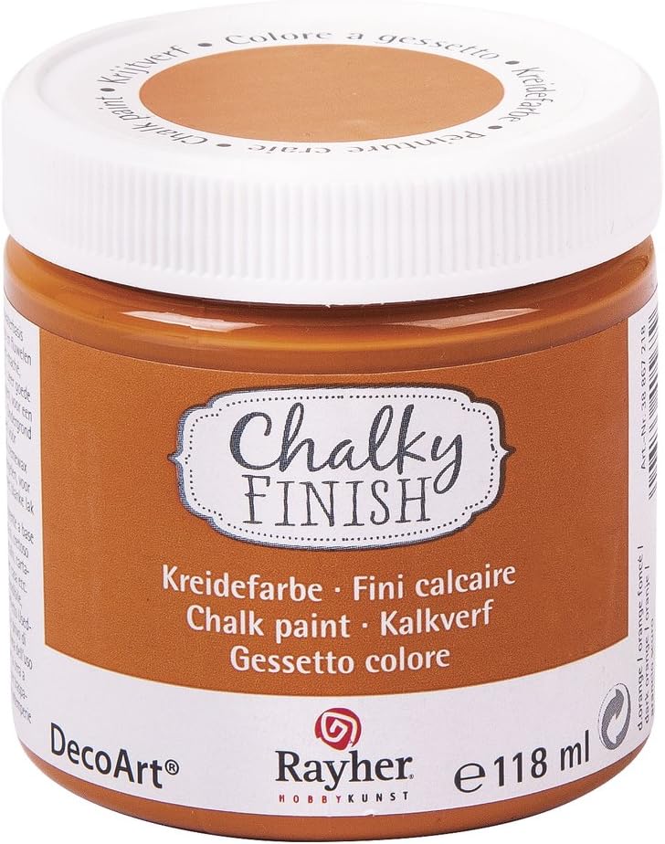 RAYHER Chalky Finish, Can 118ml, Dark Orange, d.Orange