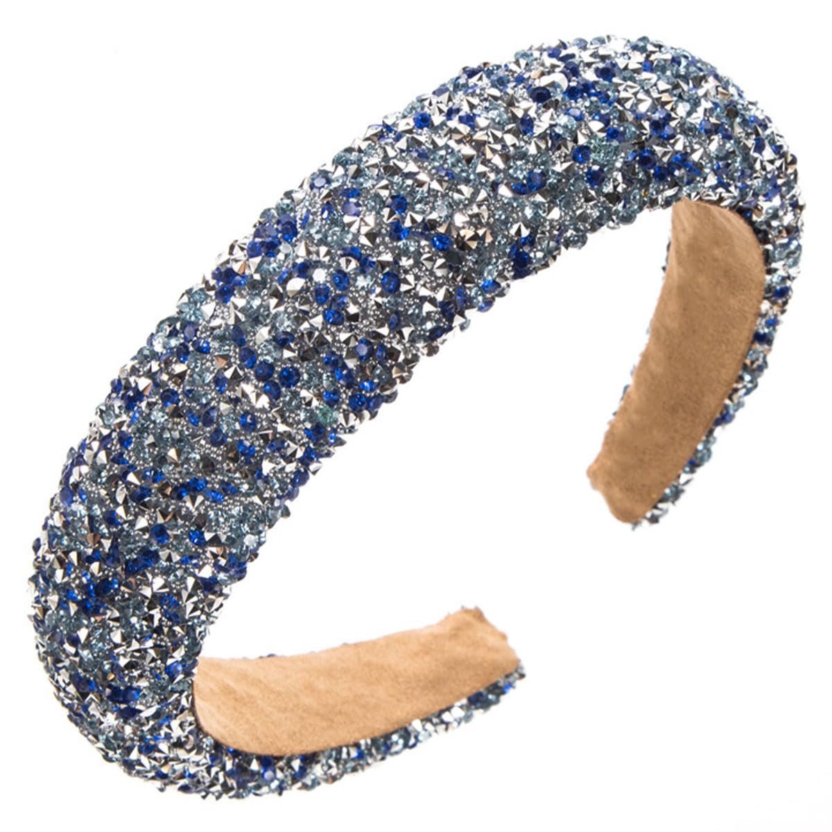 scicent Crystal Head Bands Hair Accessories for Women Girls Bling Glitter Fabric Hairband 25424 — image 1