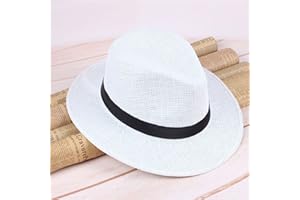 Sun Hat Beach Casual Summer Wide Brim Sunhat Panama Men Straw Hat Cowboy Cap