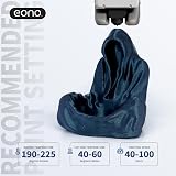 Eono Glitter PLA Filament 1.75mm 4×250g Multicolor Bundle view 4
