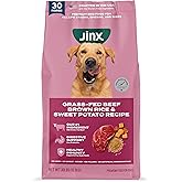 Jinx Premium Dry Dog Food, for All Lifestages - Real Beef, Brown Rice & Sweet Potato Kibble with Superfoods for Immune Support & Probiotics for Digestive Support - No Fillers - 30lb