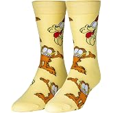 Crazy Socks - Cartoon Character Novelty Crew Socks, Size Large | Officially Licensed. Soft Cotton Blend. Fits Men's 8-12 / Women's 9.5-13.5. Flexible Stretch. A fun gift for cartoon fans.