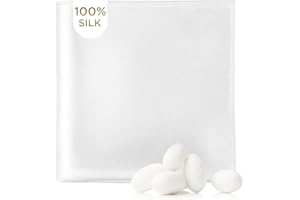 MANSPHIL 100% Silk Pocket Square for Men, Premium Grade 6A Mulberry Silk