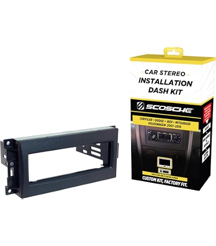 thumbnail image 2 of Single DIN Car Radio Stereo Dash Install Kit For 2009-2012 Dodge RAM Truck 1500 – American International CDK644 / CWH642 2 of 5