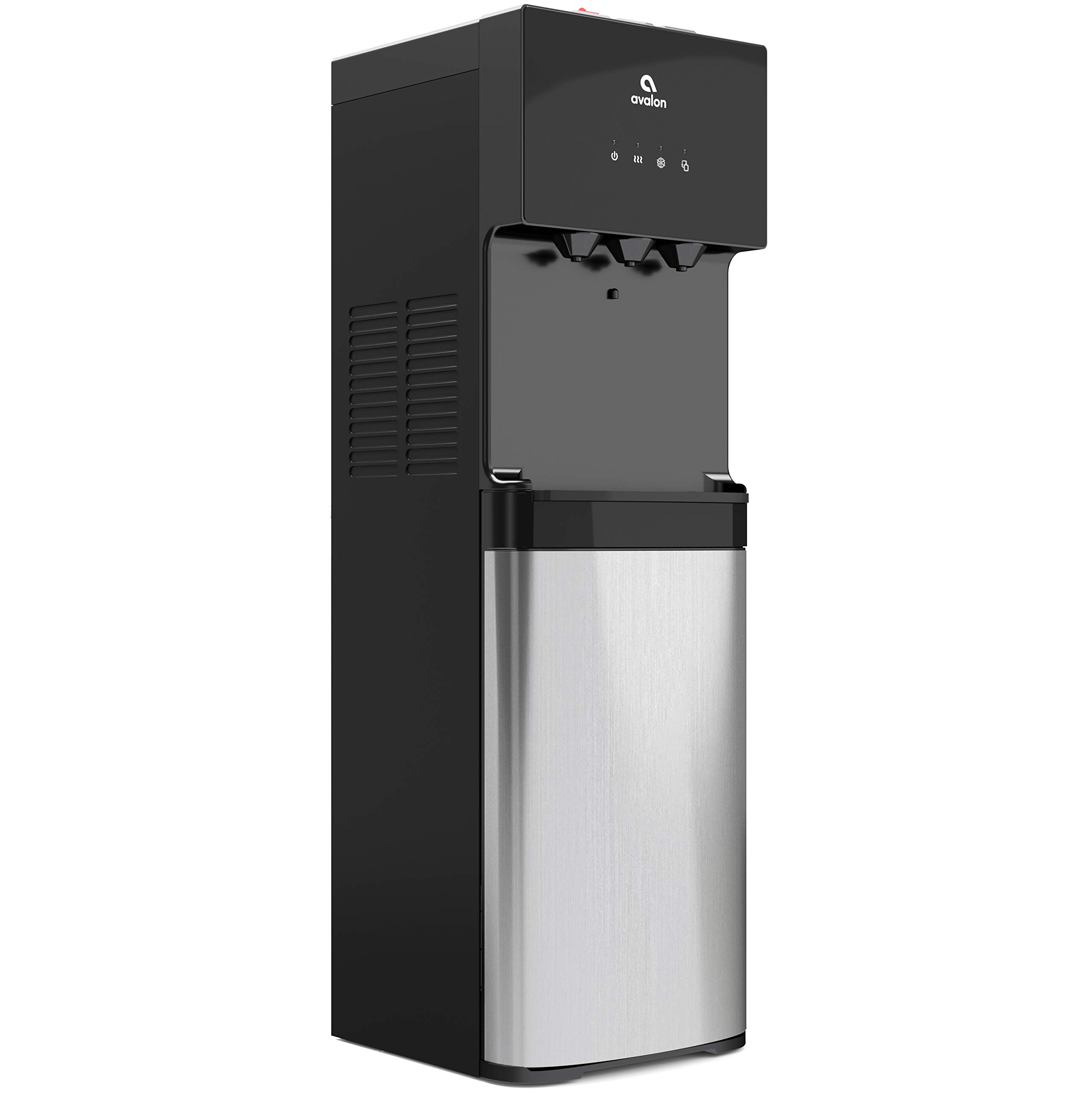 Avalon A4BLWTRCLR water dispenser, 3 or 5 gallon bottle, Stainless