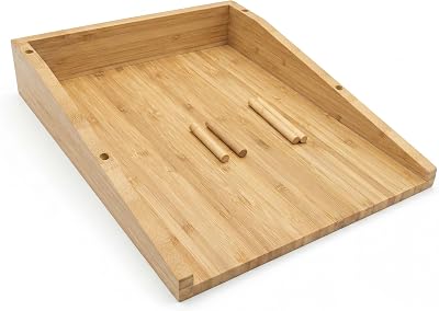 Osco Bamboo Letter Tray Desk Organiser A4 4 Tier Multi Rack