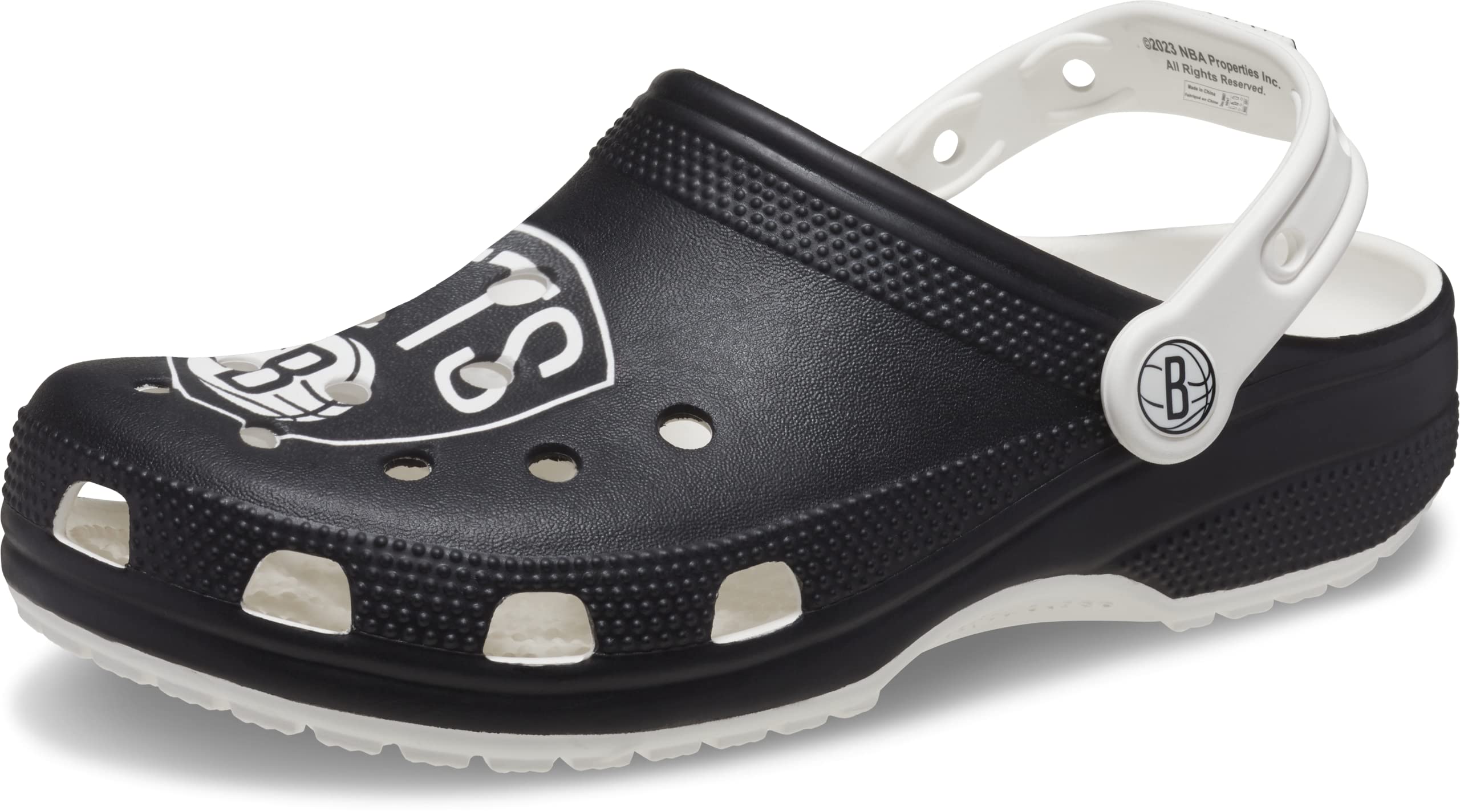 Crocs Unisex-Adult NBA Classic Clogs, Basketball Gifts, Brooklyn Nets, 5 Men/7 Women Image Crocs Unisex-Adult NBA Classic Clogs, Basketball Gifts, Brooklyn Nets, 5 Men/7 Women Image