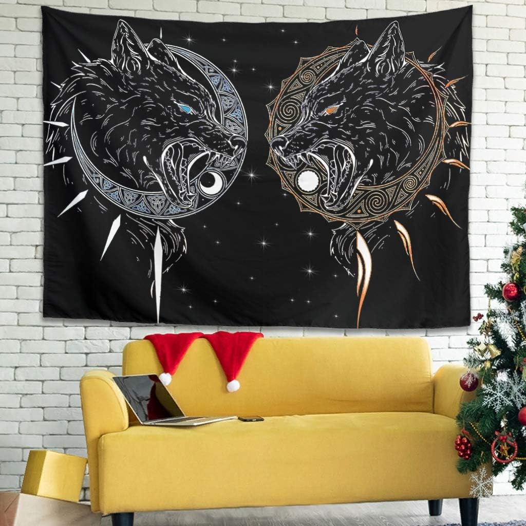 Arts Crafts Sewing Needlework Skoll And Hati Art Nordique Fenrir 