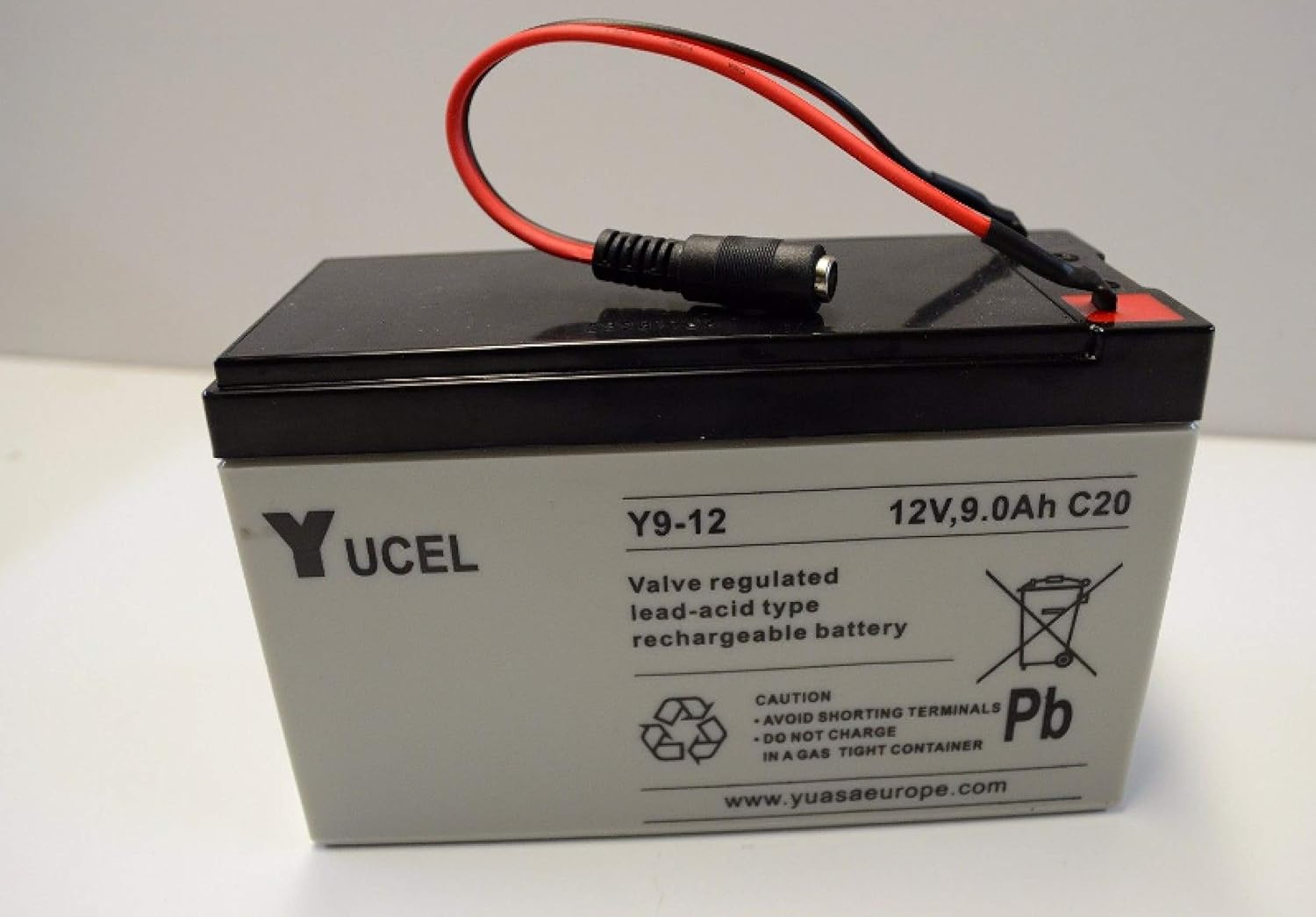 Waverunner Heavy Duty Battery which fits the Atom Bait Boat (Black Plug