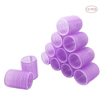 Amazon Com Jumbo Hair Rollers Curlers Self Grip Salon