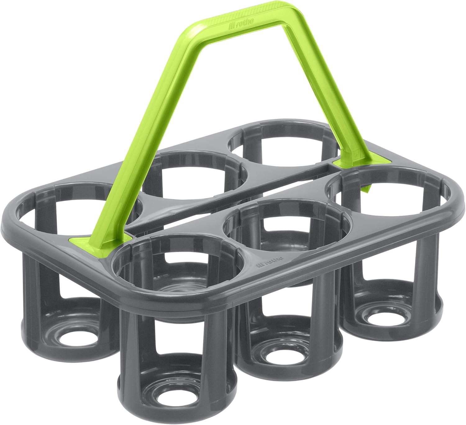 Rotho Basic Kitchen Bottle Holder, plastic (PP) BPAfree, Anthracite