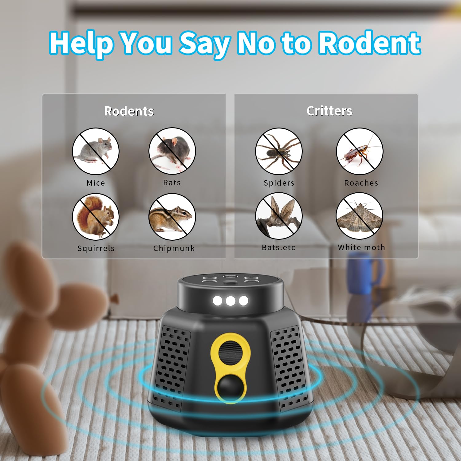 Mua Ultrasonic Rodent Repellent Indoor Multiple Operating Modes Safe Photo Inspiration
