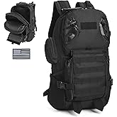 gracedon Military Tactical Backpack, Men's MOLLE 3 Day Assault Rucksack for Outdoor Hunting Camping