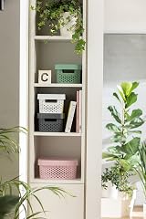 Curver Infinity Dots Rect Storage Boxes Set of 4 4.5 Litre White view 8