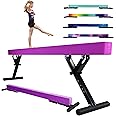 FC FUNCHEER Adjustable balane Beam for Kids - 8FT Gymnastics Beam - high and Low Floor Beam for All Gymnastic Levels-Professional Gymnastic Equipment for Home and Gym Center